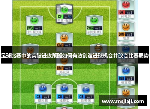 足球比赛中的突破进攻策略如何有效创造进球机会并改变比赛局势